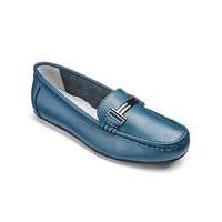 Heavenly Soles Leather Loafers EEE Fit