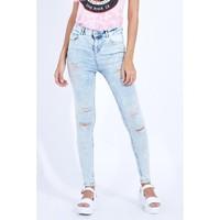 heidi trashed high waist jean