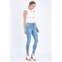 heidi rip high waist skinny jean