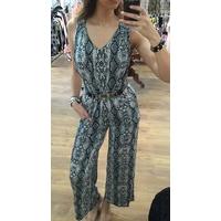 Heidi snake print jumpsuit