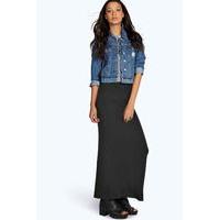 Helena Jersey Maxi Skirt - black