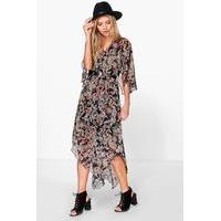 Hem Paisley Maxi Dress - multi