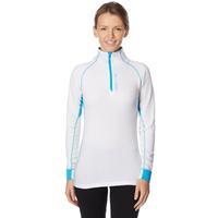 Helly Hansen Women\'s Warm Flow High Neck Half Zip - White, White