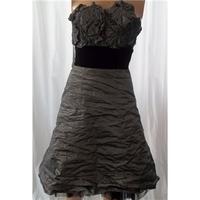 Hell Bunny Small Slate Grey Gothic Dress