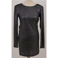 hedkandi size 12 silver metallic dress