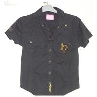 Henley\'s - size: 0 - black - short sleeved blouse