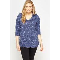 Heart Print Night Wear Top