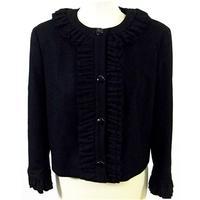 Helene Berman Black Cropped Jacket Size M