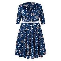 hell bunny st tropez 50s dress