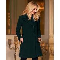 Helene Berman Asymetric Fit & Flare Coat