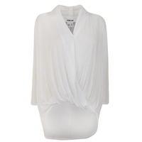 HELMUT LANG Jersey Asymmetric Top