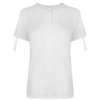 helmut lang short sleeved henley top