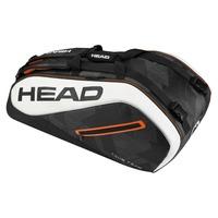 head tour team supercombi 9 racket bag blackwhite