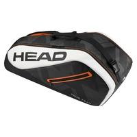 Head Tour Team Combi 6 Racket Bag - Black/White