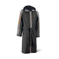 head microfibre junior bathrobe black 12 13 years