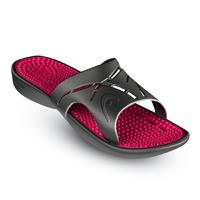 Head Chrono Massage Pool Sandals - Black/Pink, 10.5 UK