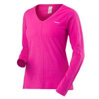 head transition ladies long sleeve top pink m