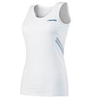 head club girls tank top whitenavy m