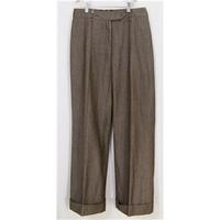 hennes hm size s brown mix trousers