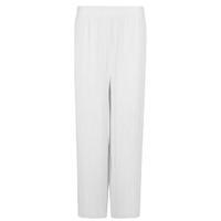 helmut lang pleated wide leg trousers