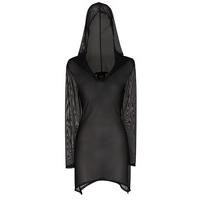 Hera Hooded Mesh Dress - Size: L