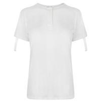 helmut lang short sleeved henley top