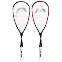 Head Nano Ti110 Squash Racket Double Pack