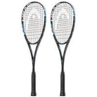 Head Graphene XT Xenon 145 Squash Racket Double Pack