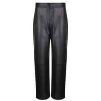 HELMUT LANG Leather Patch Pocket Trousers