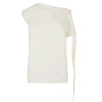 helmut lang sleeve tie top