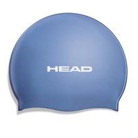 head silicone flat cap blue