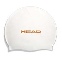 Head Silicone Flat Cap - White