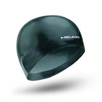 Head 3D Racing Swimming Cap - Black, L