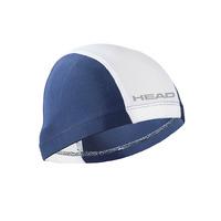 head nylon spandex junior swimming cap navywhite