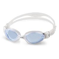 head superflex mid junior swimming goggles clear blue