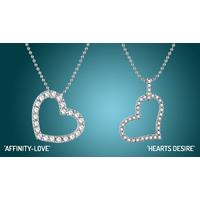 heart shaped swarovski crystal necklace 2 designs