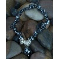 Hematite Bracelet With Charm