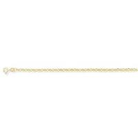 Heavyweight Quality Diamond-Cut Oval Belcher Chain 18/45cm