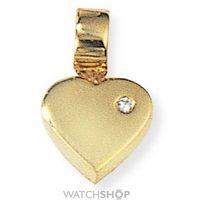 Heart Pendant set with Diamond