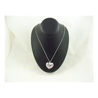 Heart-shaped Silver Pendant Medium Size