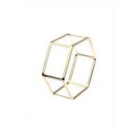 hexagonal statement bracelet