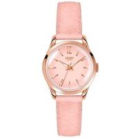 henry london shoreditch pink strap watch hl25 s 0170