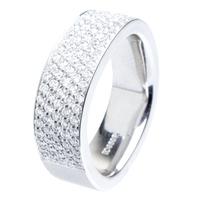 henrich and denzel platinum 0975ct diamond eternity ring p4563 01