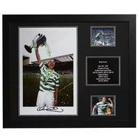 Henrik Larsson Hand Signed Photo