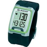 heart rate monitor watch with chest strap sigma pc 311 green