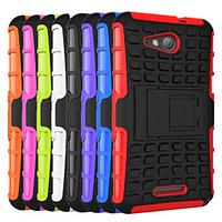 HHMM 2in1 Plastic and TPU Accessory Bracket Cover Case For Sony Xperia E4G (Assorted Colors)