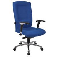 hh solutions ergonomics4work wave high back chair blue