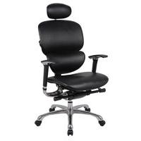 HH Solutions Ergonomics4Work Wave Full Leather Chair - Black