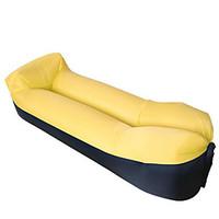 HHY New 210T Nano Nylon Material Air Sofa Portable Outdoor Inflatable Sofa Color Puzzle Lazy Sleeping Bag Bed