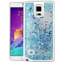 High Quality Quicksand Star Glitter PC Hard Case for Samsung Galaxy Note 4